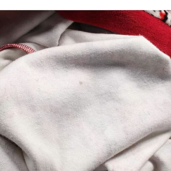 AUTHENTIC CHANEL SPORTSLINE ICONIC RED VELOUR CC SIZE 36 SHORT SLEEVE TOP - Picture 5 of 10